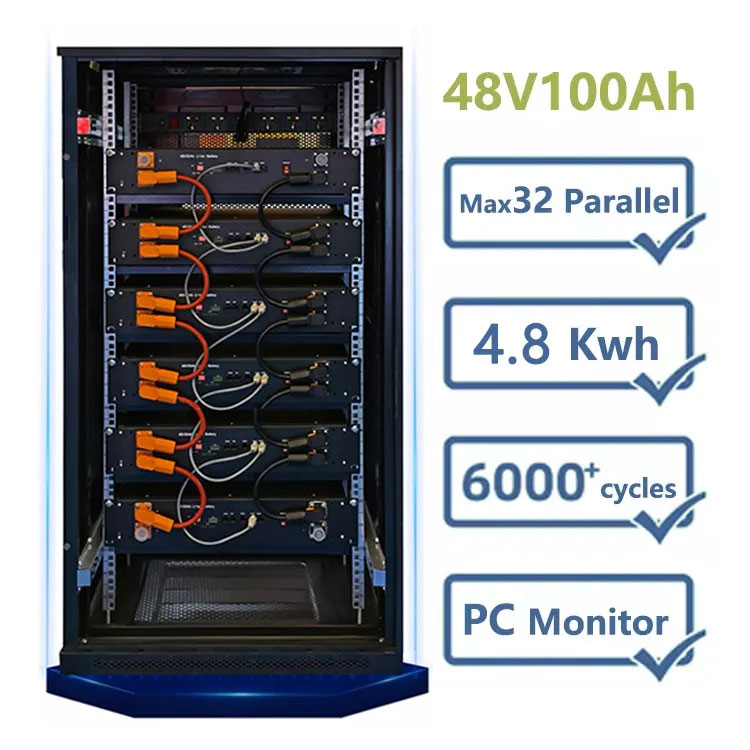 48V 100AH ​​Rack Model Energy Storage Lithium Battery