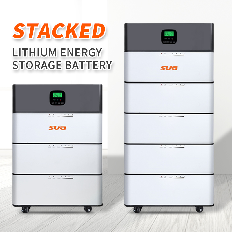 Lifepo4 Daya Baterai Stackable Baterai Li-ion Solar 48v 5kwh 200ah Baterai Lithium Ngarep Bank Penyimpanan Surya